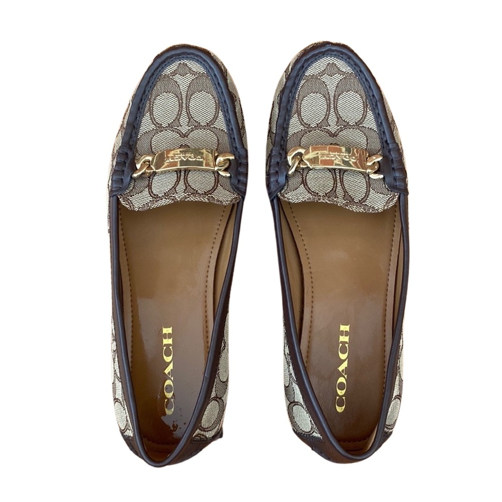 Coach loafers - Olive Signature Canvas